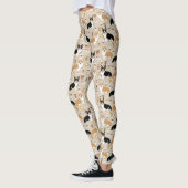 Corgi Coffee Leggings - cardigan corgis (Links)