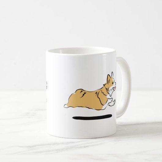 Corgi Coffee Mok (Voorkant rechts)