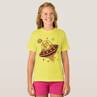 Corgi Commander and the Ramen Rocket T-shirt