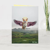 Corgi condoleancekaart kaart (Achterkant)