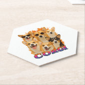 Corgi Copy Kartonnen Onderzetters (Schuin)
