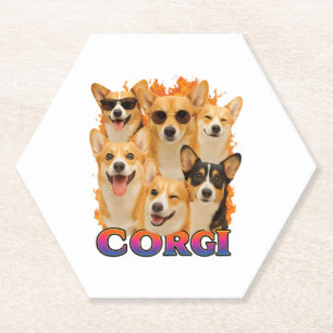 Corgi Copy Kartonnen Onderzetters