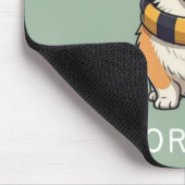 Corgi Corgeek over Groen | Hondenliefhebber cadeau Muismat (Hoek)