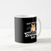 Corgi Coryal Butt Hilarious Pet Dog Funny Pun Pu Koffiemok (Voorkant rechts)