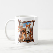 Corgi Country – Grappige Corgi T-shirt, Rustieke A