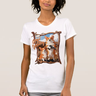Corgi Country – Grappige Corgi T-shirt, Rustieke A T-shirt