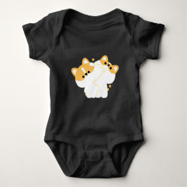 Corgi Couple Romper