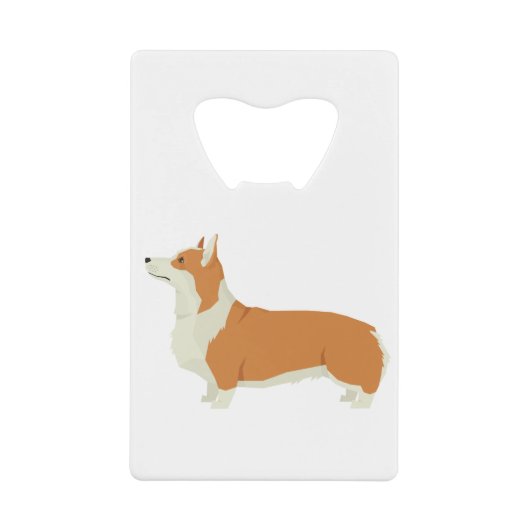 Corgi Creditkaart Flessenopener (Voorkant)