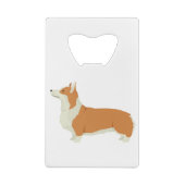 Corgi Creditkaart Flessenopener (Achterkant)