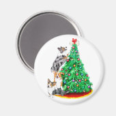 Corgi Cristmas Reach Goals Magneet (Voorkant / Achterkant)