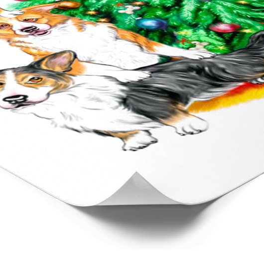 Corgi Cristmas Reach Goals Poster (Hoek)