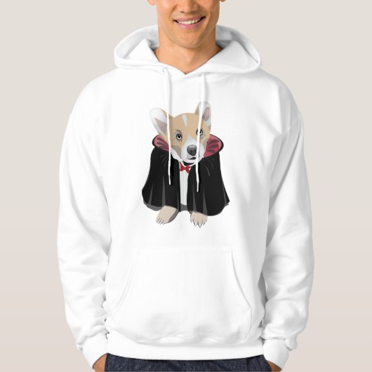 Corgi Cula Halloween Hoodie (Voorkant)