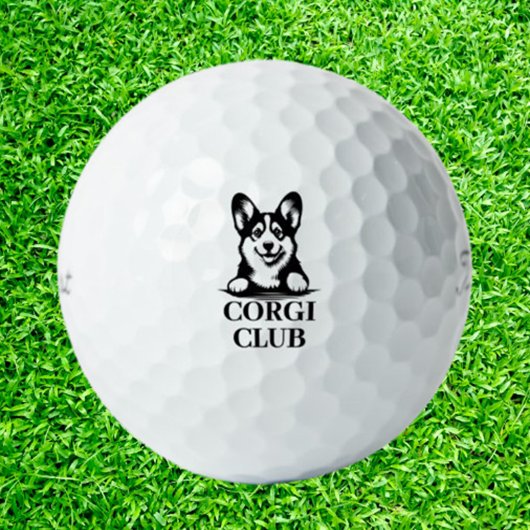 Corgi Custom Club Thema Golfballen