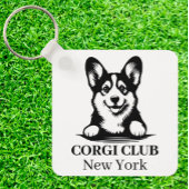 Corgi Custom Club Thema sleutelhanger