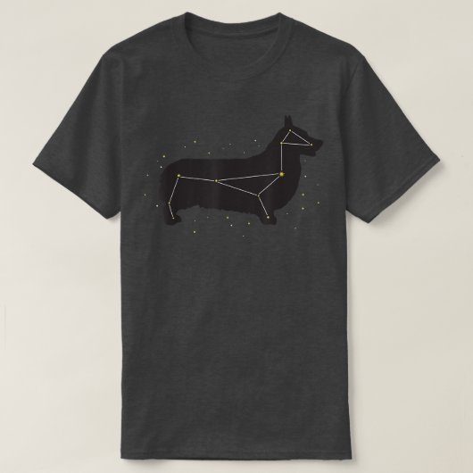 Corgi Cute Constellation Dog Tee for Pet Parents T-shirt (Design voorkant)