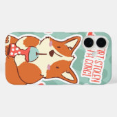 Corgi Cutie Boba Love Grappige Hond Telefoon Case-Mate iPhone Case (Achterkant (horizontaal))