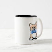 Corgi Cutie Two-Tone Coffee Mok (Voorkant rechts)