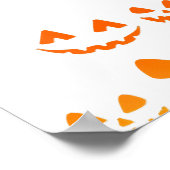 Corgi Dabbing Witch Pumpkin Funny Dog Halloween Poster (Hoek)