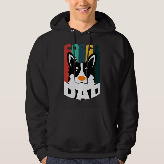 Corgi Dad 550 Hoodie (Voorkant)