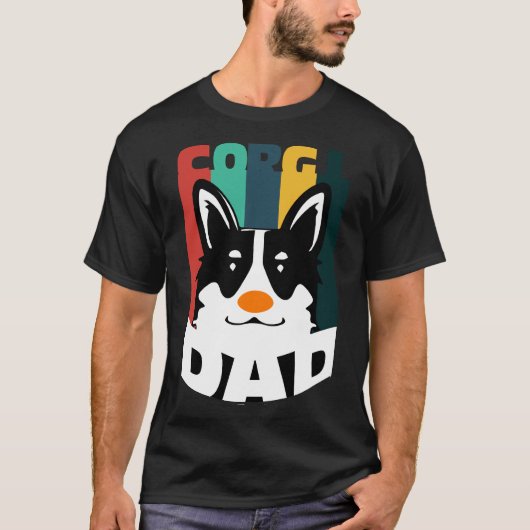 Corgi Dad  550 T-shirt (Voorkant)
