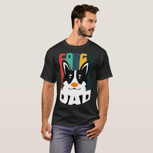 Corgi Dad 550 T-shirt (Voorkant volledig)