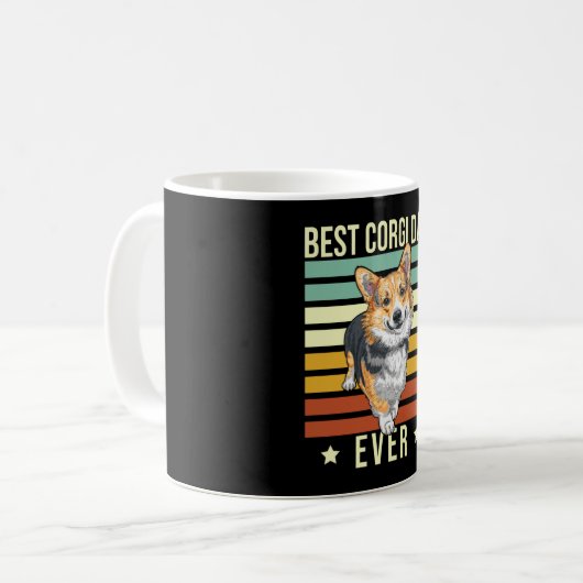 Corgi Dad Best Corgi Ever Koffiemok (Voorkant links)