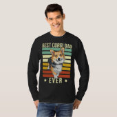 Corgi Dad Best Corgi Ever T-shirt (Voorkant volledig)