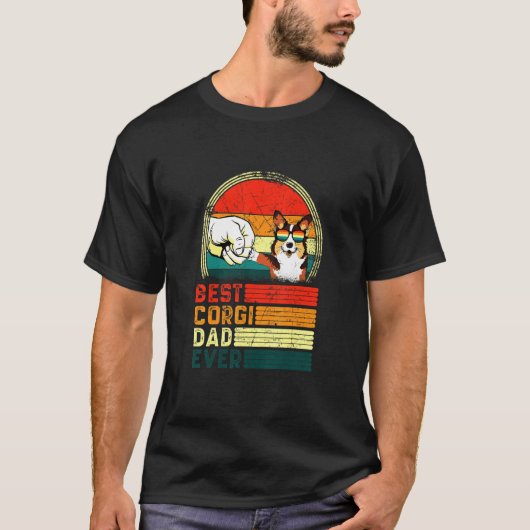 Corgi Dad Ever Corgi T-shirt (Voorkant)