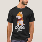 Corgi Dad Funny Vader Dag T-shirt Lover Mannen (Voorkant)