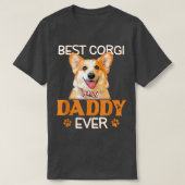 Corgi Dad Funny Vaderdag Best T-shirt (Design voorkant)