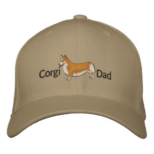 Corgi Dad geborduurd Pet