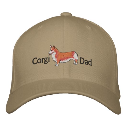 Corgi Dad geborduurd Pet (Voorkant)