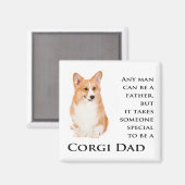 Corgi Dad Magnet (Voorkant / Achterkant)