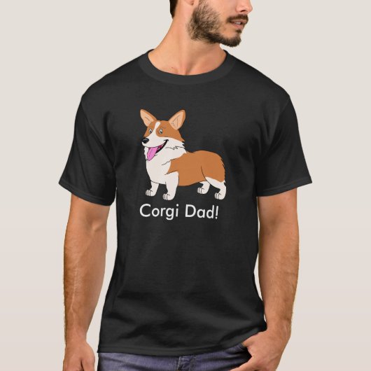 Corgi Dad T-shirt (Voorkant)