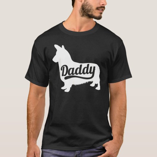 Corgi Dad Welsh Corgi Dad & Owner T-shirt (Voorkant)