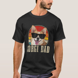 Corgi Dad zonnebril Funny Corgi Dog Owner T-shirt