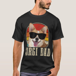 Corgi Dad  zonnebril Funny Corgi Dog Owner T-shirt