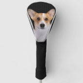 Corgi Dark Grey Golfheadcover (Voorkant)