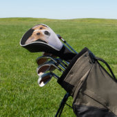 Corgi Dark Grey Golfheadcover (Insitu)