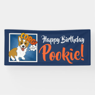 Corgi, de Super-Hero van honden. Spandoek