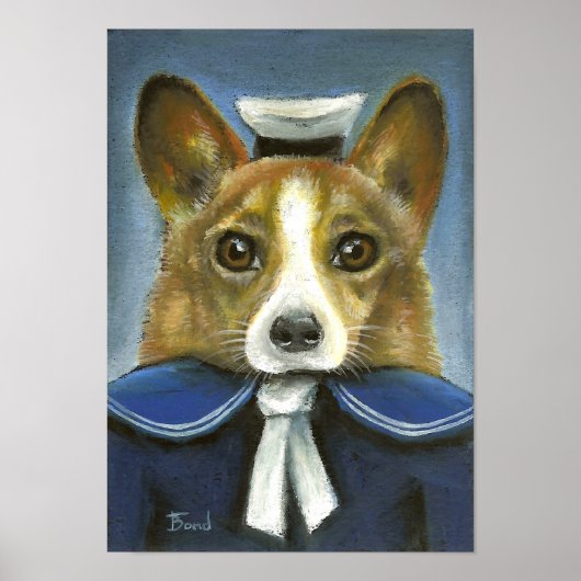 corgi de zeiler poster (Voorkant)