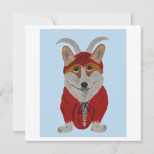 Corgi Devil Kaart (Voorkant)