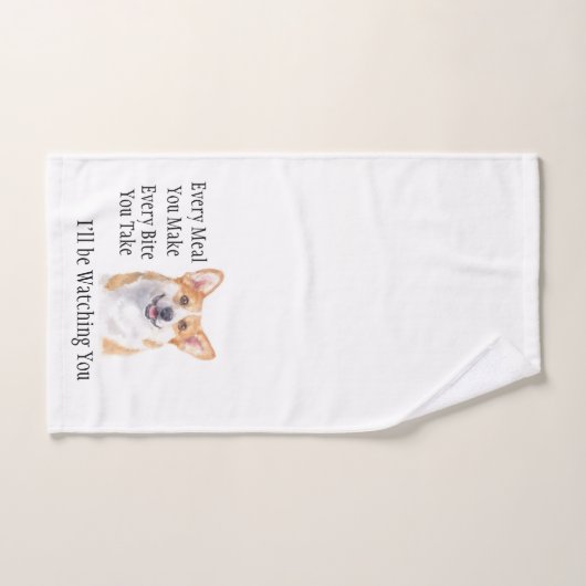 Corgi Dish Towel Handdoek (Handdoek)
