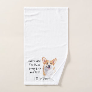 Corgi Dish Towel Handdoek