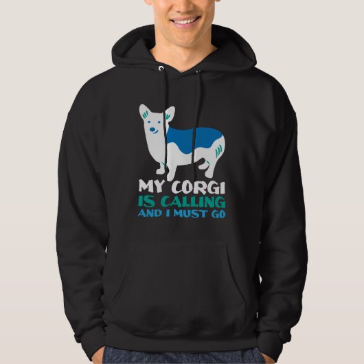 Corgi Dog 1044 Hoodie (Voorkant)
