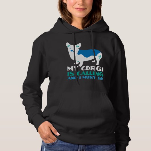 Corgi Dog 1044 Hoodie (Voorkant)