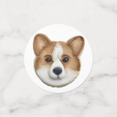 Corgi Dog 3D geïnspireerd Confetti (Kleine voorkant)