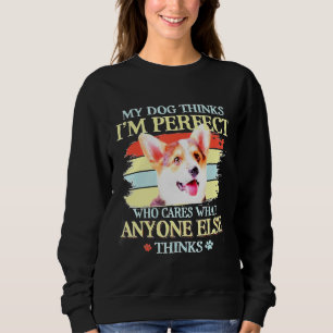 Corgi Dog Art Idea Idea Ideaal voor familie Trui