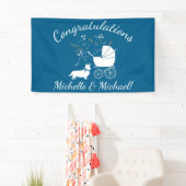 Corgi Dog Baby shower Puppy Welsh Blue Boy Spandoek (Insitu)