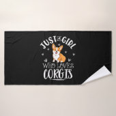 Corgi Dog Badhanddoek (Badhanddoek)